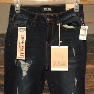 Charlotte Russe Wax Skinny Jeans Size 3